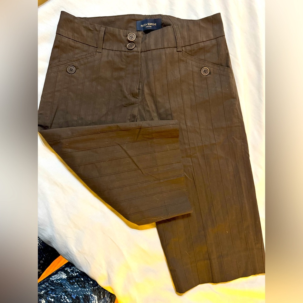 Vintage Piazza Sempione Striped Trousers